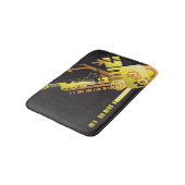 Technischer Halbtonhintergrund 5 Badematte (Schrägansicht)