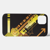 Technischer Halbtonhintergrund 5 Case-Mate iPhone Hülle (Rückseite (Horizontal))