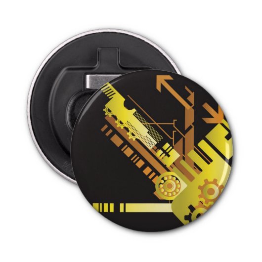 Technischer Halbtonhintergrund 5 Flaschenöffner (Vorderseite)