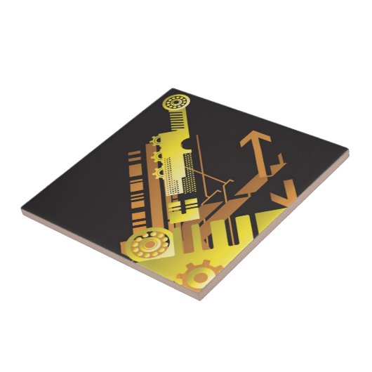 Technischer Halbtonhintergrund 5 Fliese (Seite)