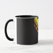 Technischer Halbtonhintergrund 5 Tasse (Links)