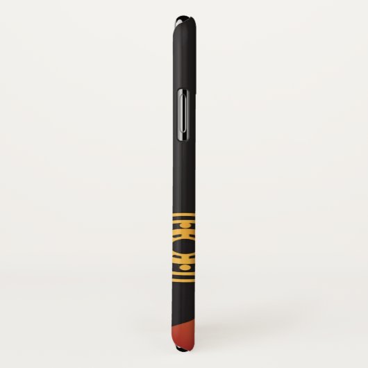 Technischer Halbtonhintergrund 6 Case-Mate iPhone Hülle (Hinten/Rechts)