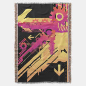 Technischer Halbtonhintergrund 7 Decke (Vorderseite Vertikal)