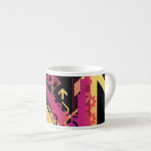 Technischer Halbtonhintergrund 7 Espressotasse (Vorderseite Rechts)