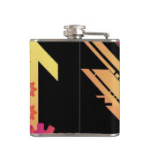 Technischer Halbtonhintergrund 7 Flachmann (Rückseite)