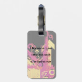 Technischer Halbtonhintergrund 7 Gepäckanhänger (Rückseite vertikal)