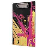 Technischer Halbtonhintergrund 7 Klemmbrett (Links)