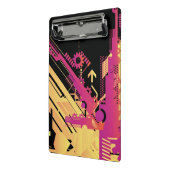 Technischer Halbtonhintergrund 7 Mini Klemmbrett (Gewinkelt2)