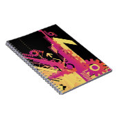 Technischer Halbtonhintergrund 7 Notizblock (Rechte Seite)