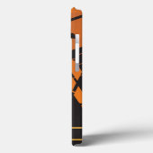 Technischer Halbtonhintergrund Case-Mate iPhone Hülle (Rückseite / Links)