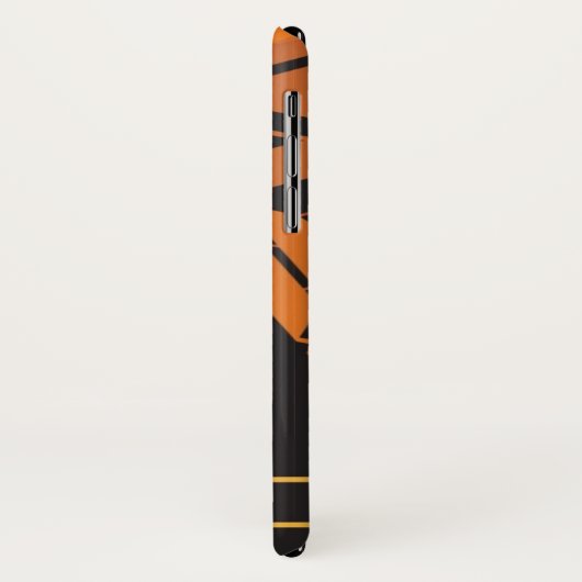 Technischer Halbtonhintergrund Case-Mate iPhone Hülle (Hinten/Links)