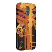 Technischer Halbtonhintergrund Case-Mate Samsung Galaxy Hülle (Rückseite/rechts)