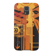 Technischer Halbtonhintergrund Case-Mate Samsung Galaxy Hülle (Rückseite)