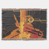 Technischer Halbtonhintergrund Decke (Vorderseite)