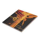 Technischer Halbtonhintergrund Fliese (Seite)