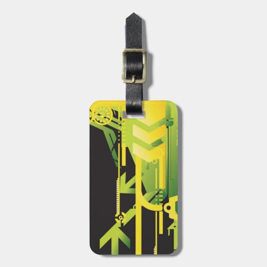 Technischer Hintergrund 4 Gepäckanhänger (Vorderseite vertikal)