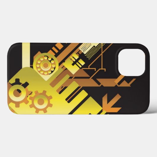 Technischer Hintergrund 5 Case-Mate iPhone Hülle (Rückseite (Horizontal))