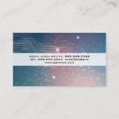 Technischer Hintergrund Visitenkarte (Rückseite)