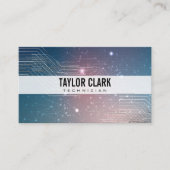 Technischer Hintergrund Visitenkarte (Vorderseite)