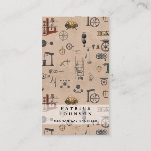 Technischer Kodex für antike Technik Visitenkarte (Vorderseite)