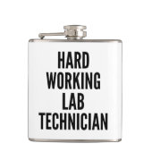 Technischer Labrador Flachmann (Vorderseite)