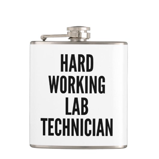 Technischer Labrador Flachmann (Vorderseite)
