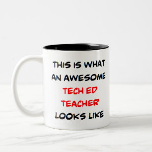 Technischer Lehrer, phantastisch Zweifarbige Tasse