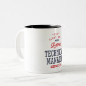 Technischer Leiter Zweifarbige Tasse (Vorderseite Links)