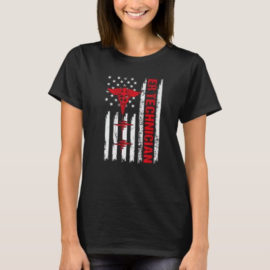 Technischer Notfalltechniker ER Tech Technologist T-Shirt (Vorderseite)