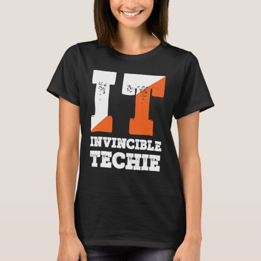Technischer Programmierer der unüberwindbaren Tech T-Shirt (Vorderseite)
