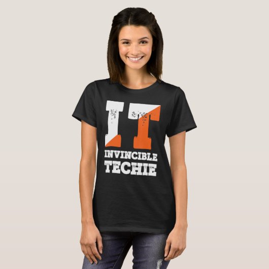 Technischer Programmierer der unüberwindbaren Tech T-Shirt (Vorne ganz)
