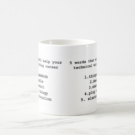 Technischer Redakteur Kaffeetasse (Mittel)