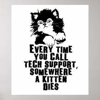 Technischer Support $24,95 Wall-Poster für Grafikt Poster
