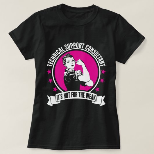 Technischer Support-Berater T-Shirt (Design vorne)