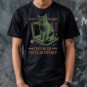 Technischer Support Cat Computer T-Shirt