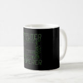 Technischer Support Computer-Whisperer Kaffeetasse (VorderseiteRechts)
