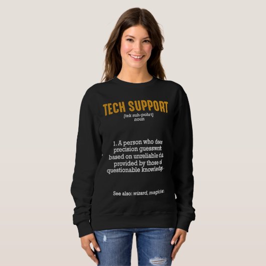 Technischer Support Definition IT-Tech-Assistent J Sweatshirt (Vorne ganz)