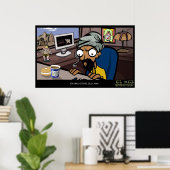 Technischer Support: "Du bist ein dummer, Alberner Poster (Heimbüro)