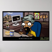 Technischer Support: "Du bist ein dummer, Alberner Poster (Vorne)