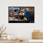 Technischer Support: "Du bist ein dummer, Alberner Poster (Küche)