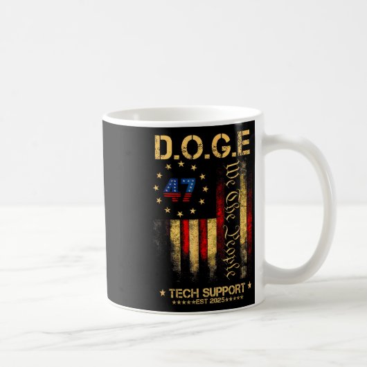 Technischer Support Elon Doge Kaffeetasse (Rechts)