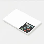 Technischer Support-Flussdiagramm-Humor für Helpde Post-it Klebezettel (angewinkelt)