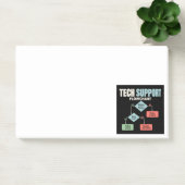 Technischer Support-Flussdiagramm-Humor für Helpde Post-it Klebezettel (Büro)