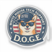 Technischer Support für das Weiße Haus Aufkleber (Vorderseite)