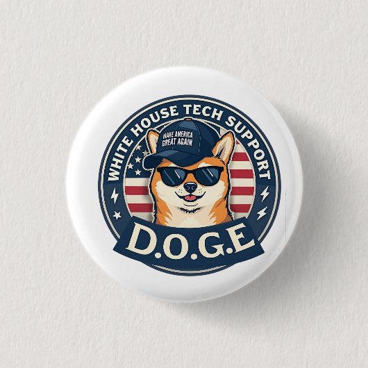 Technischer Support für das Weiße Haus Button (Vorderseite)