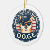 Technischer Support für das Weiße Haus Keramik Ornament (Links)