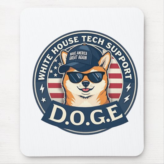 Technischer Support für das Weiße Haus Mousepad (Vorne)