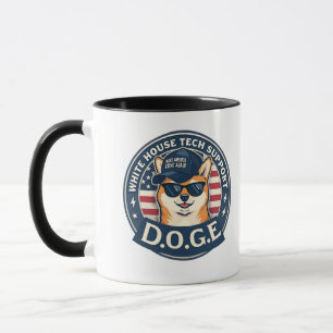 Technischer Support für das Weiße Haus Tasse