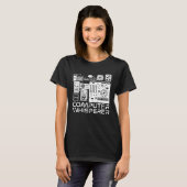 Technischer Support für den Whisperierdienst T-Shirt (Vorne ganz)