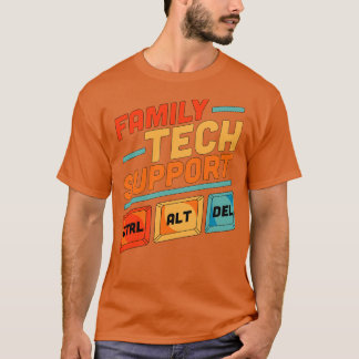 Technischer Support für Familie Strg Alt del Kontr T-Shirt